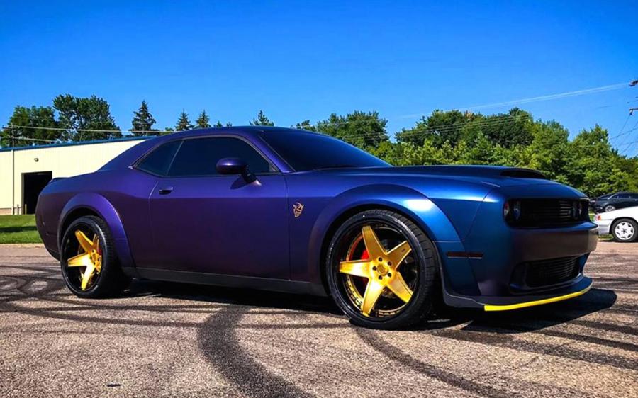 Dodge Challenger SRT Hellcat Chameleon on Forgiato Wheels (Classico-ECL) '2019